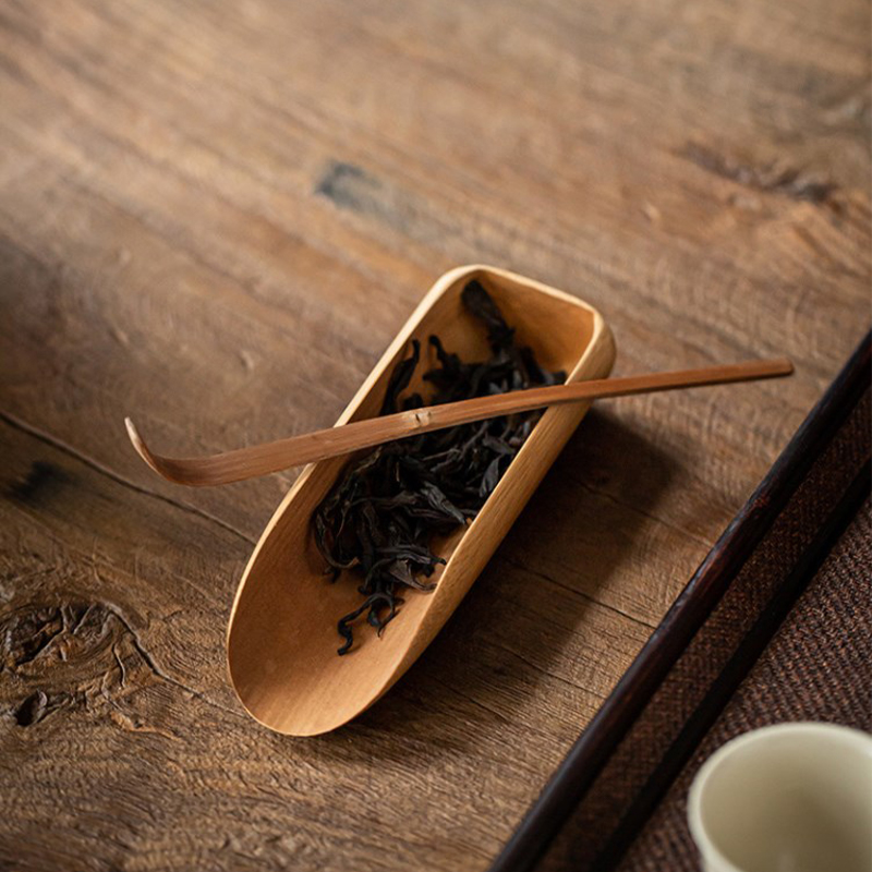Bamboo Cutlery - El yapımı ahşap yeşil çay sopa