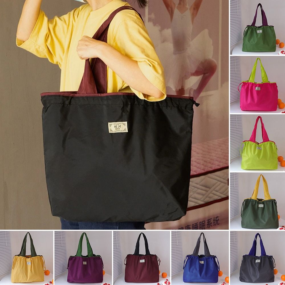 Reusable Bag - Moda İpli Süpermarket Alışveriş Çantası Katlanabilir