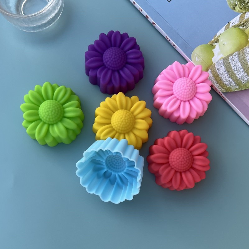 Eco Soap - 6 Adetlik Set, Yapışmaz Yüzeyli, Çiçek