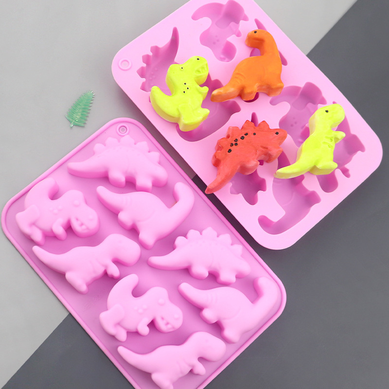 Eco Soap - Blues Toptan 8 Dinozor Karikatür Silikon