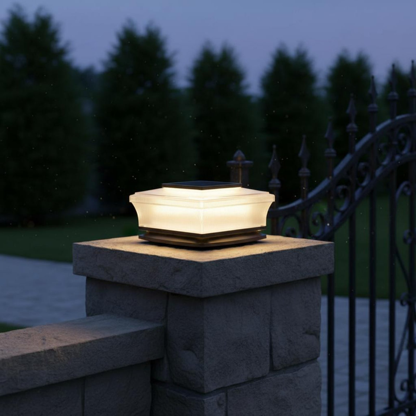 Güneş Enerjili Direk Başlığı L - Solar Garden Light incelemesi ve fiyatı