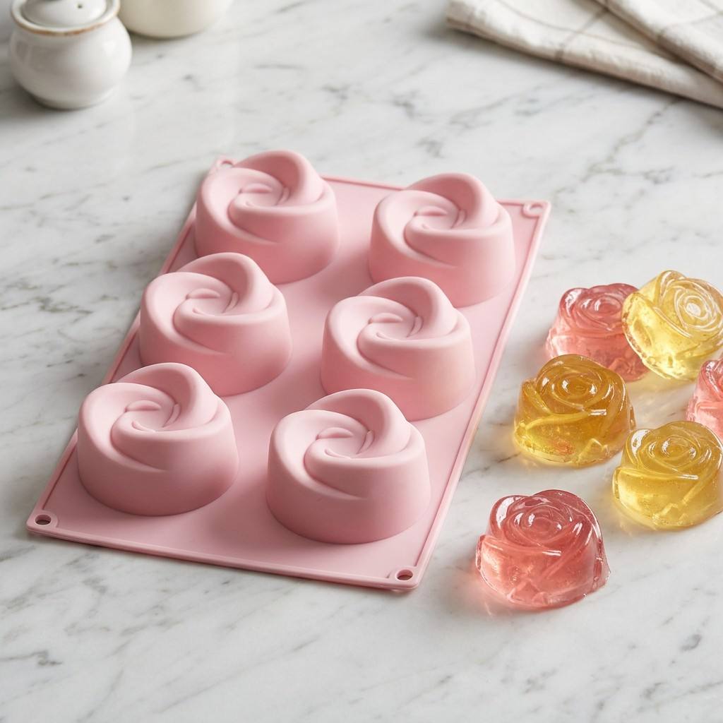 Gıda Sınıfı 6 Bölmeli Gül Çiçe - Eco Soap incelemesi ve fiyatı