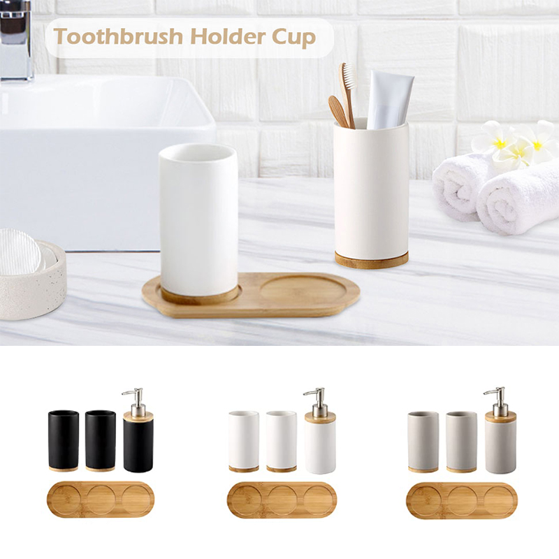 Seramik Banyo Seti İnce Cerami - Bamboo Toothbrush incelemesi ve fiyatı