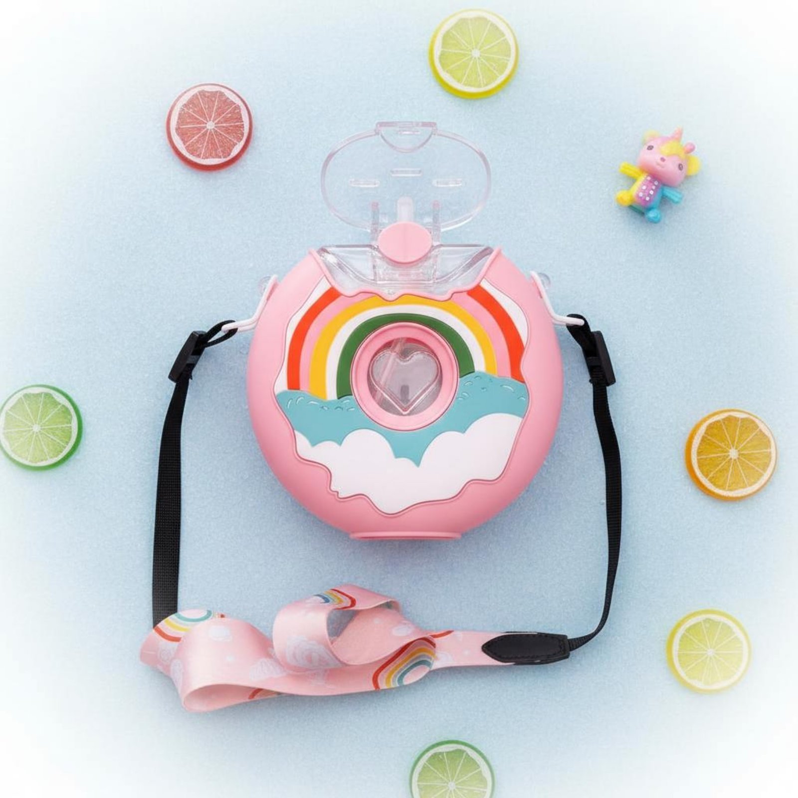 Donut Şeklinde Sızdırmaz Su Şi - Reusable Straw incelemesi ve fiyatı