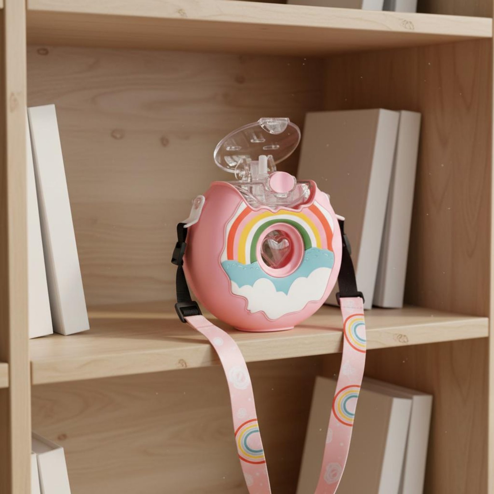 Donut Şeklinde Sızdırmaz Su Şi - Reusable Straw incelemesi ve fiyatı