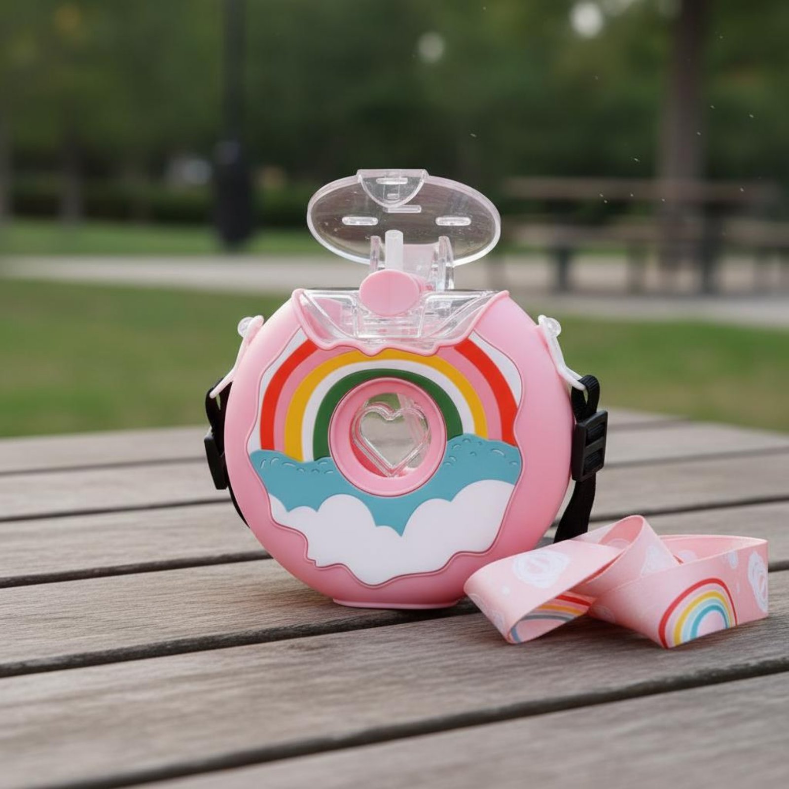 Donut Şeklinde Sızdırmaz Su Şi - Reusable Straw incelemesi ve fiyatı