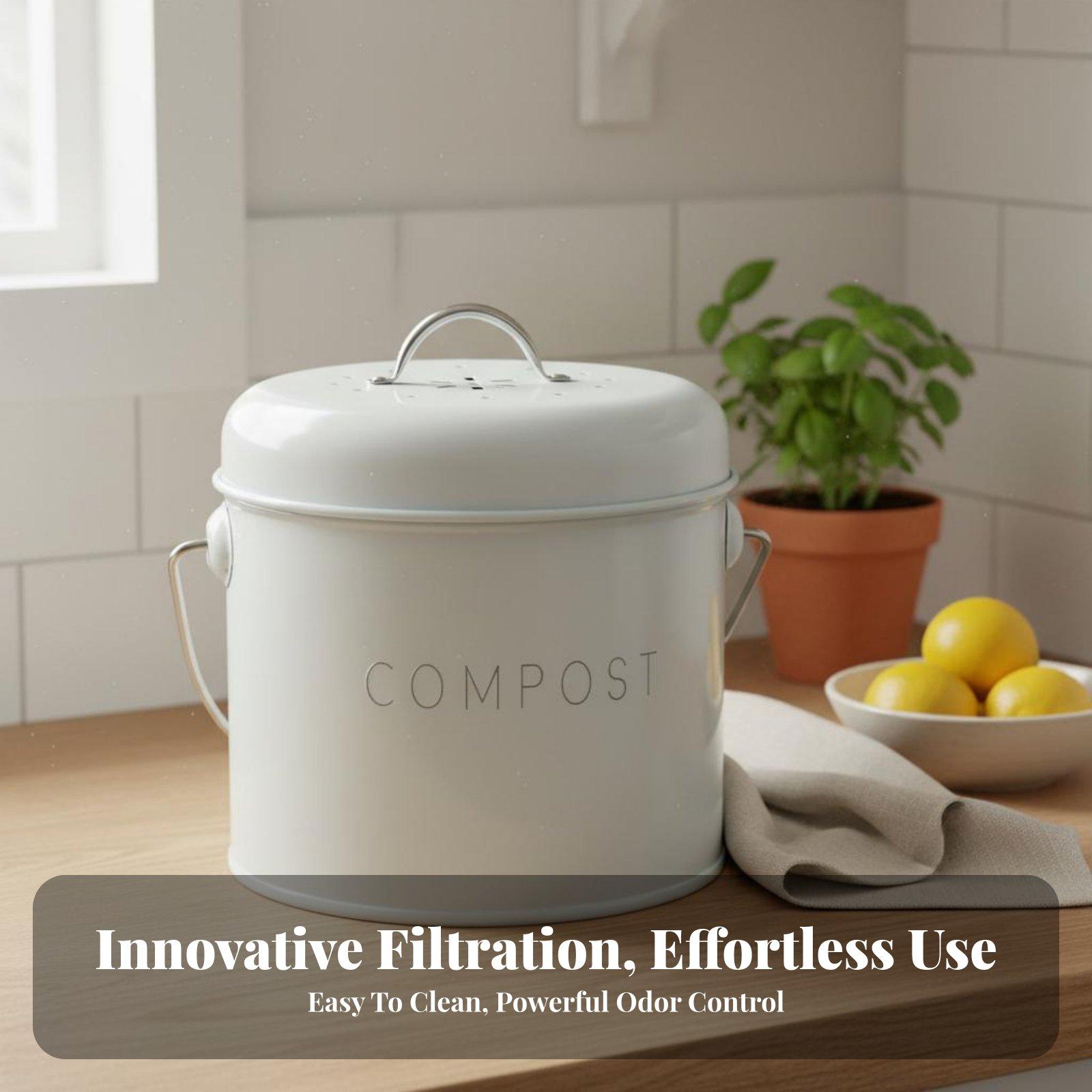 Mutfak için Masaüstü Çöp Kovas - Compost Bin incelemesi ve fiyatı